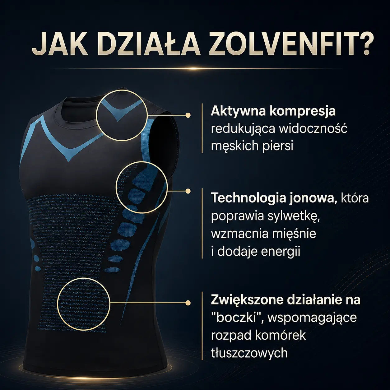 Jak działa koszulka modelująca ZolvenFit